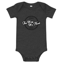 Load image into Gallery viewer, Baby short sleeve one piece established logo
