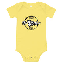 Load image into Gallery viewer, Baby short sleeve one piece established logo

